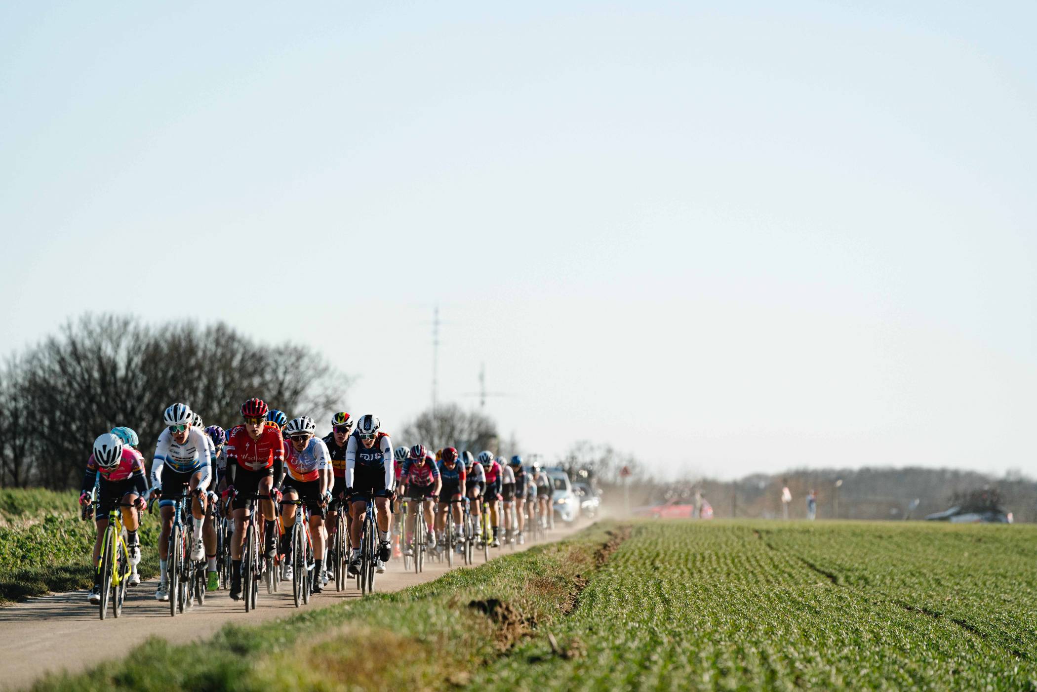 6ème place de Clara Copponi sur l'Omloop Van Het Hageland