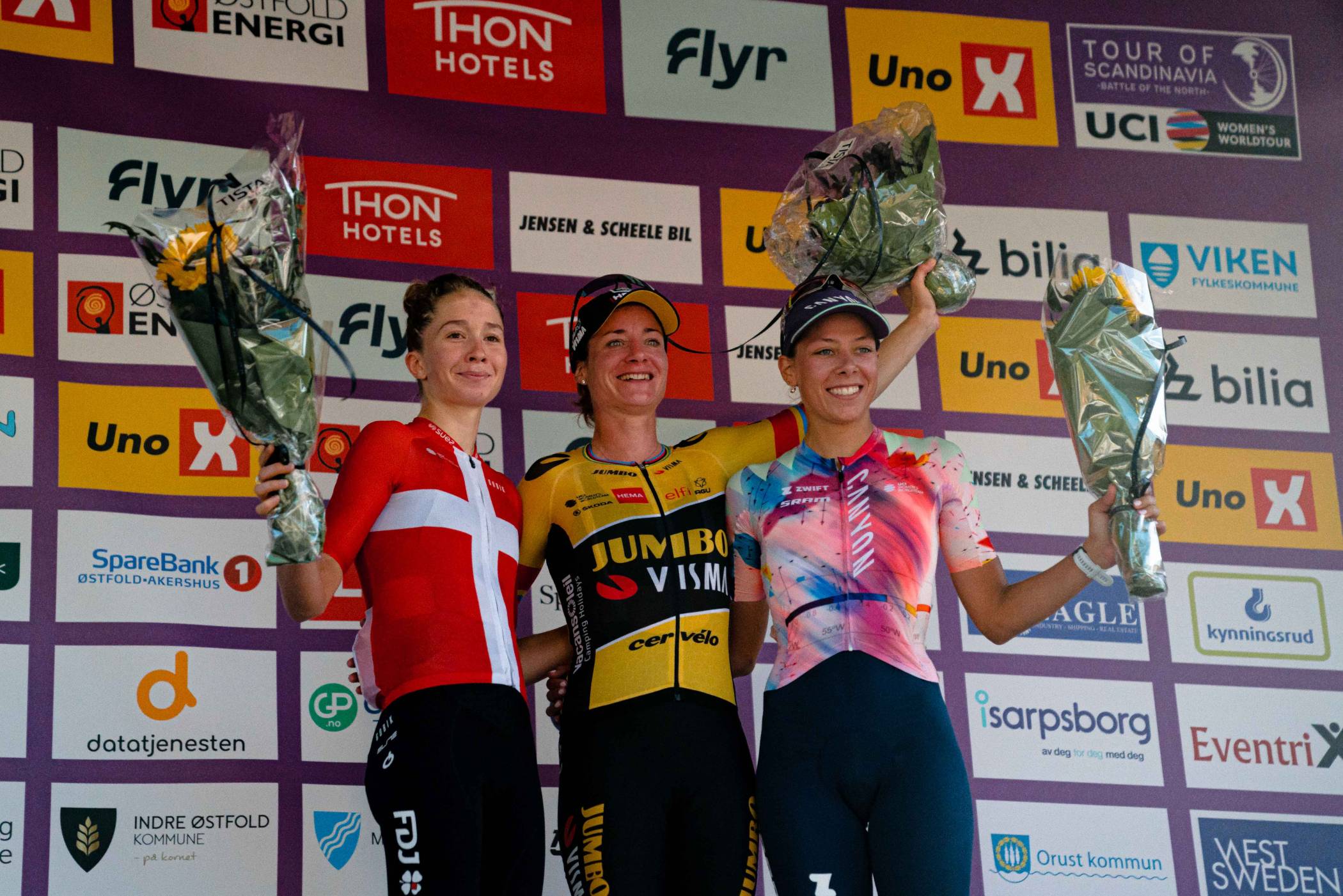 Cecilie 2ème de l'étape 3 du Tour de Scandinavie